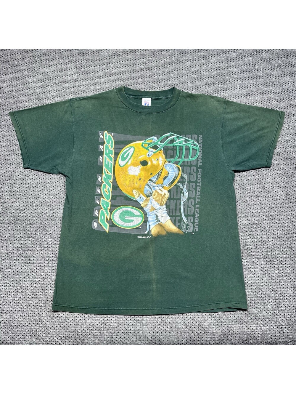 Vintage 1995 Logo 7 Green Bay Packers T-Shirt XL National Football League RARE